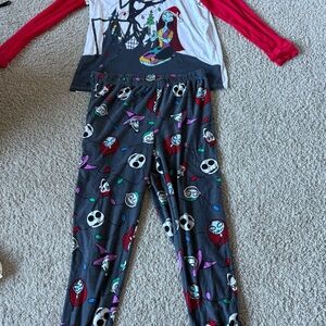 Nightmare Before Christmas Pajama Set mens XL